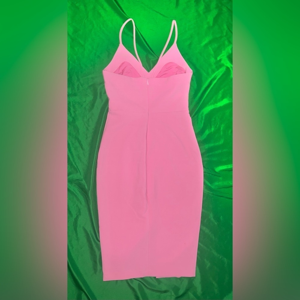 Likely Bubble Gum Pink Spaghetti Strap Mini Brooklyn Dress size 4 - Picture 5 of 6